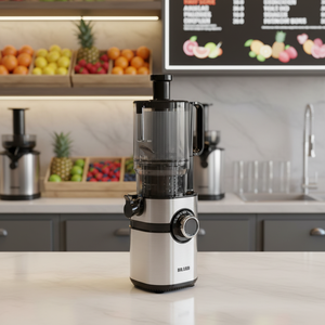 Extracteur de jus lent JOYMI à grande ouverture, éjection automatique de la pulpe, compatible lave-vaisselle, boîtier en plastique, 200W, électrique, commercial, extérieur - Product Image 4