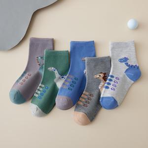 24 Pak kaus kaki olahraga kasual setengah betis untuk anak laki-laki dan perempuan bayi gaya akademi rajutan grosir musim semi musim panas musim gugur - Product Image 4