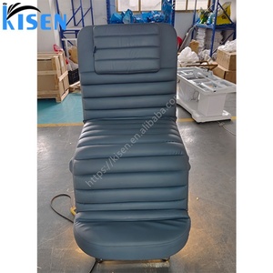 KISEN Beauty Salon Furniture 3 Motors <b>Electric</b> Facial Spa Massage <b>Table</b> Luxury Foot Control Adjustable Cosmetic Bed with LED - Product Image 4