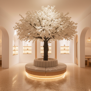 Arbre de <span class=keywords><strong>cerisier</strong></span> japonais artificiel sur mesure de grande <span class=keywords><strong>taille</strong></span> pour la décoration intérieure de café et de restaurant - Product Image 6