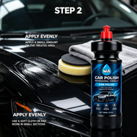 Cire de polissage personnalisée 3-en-1 de 1 litre pour l'entretien automobile – Composé de polissage et de lustrage pour voitures