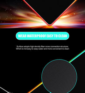 Trading Full Size Black <strong>Custom</strong> logo 800x400 Personalizable Xxl Large Computer LED Rgb Wired Gaming Mousepad Rubber <strong>Mouse</strong> Pad - Product Image 6