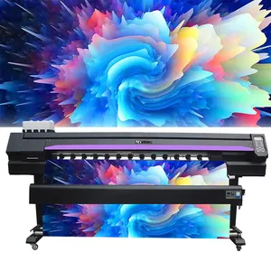 Tinta nonair Eco Solvent Printer Eco Solvent printer dengan kepala tunggal dan ganda opsional