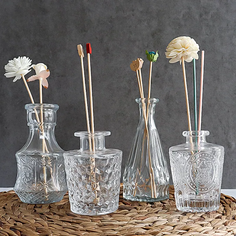 Home decor wedding decoration small glass bud vases ready to ship