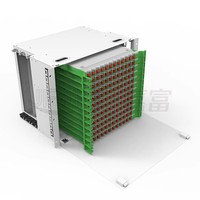 Châssis de distribution de fibres optiques ODF à montage en rack avec adaptateur ST, configuration complète ou vide