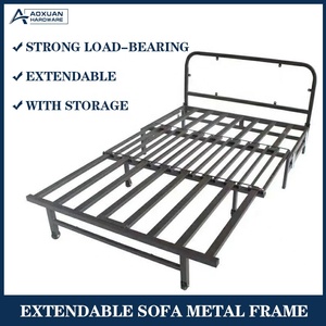 Meubles de salon multifonctionnels de haute qualité, canapé extensible, cadre de lit en métal avec rangement - Product Image 2