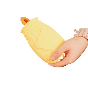 Bolsa de Agua Caliente de Silicona Duradera <span class=keywords><strong>con</strong></span> Diseño de Dibujos Animados, Antiexplosión, Rellenable <span class=keywords><strong>con</strong></span> Agua, Almohadilla Térmica Calentable en Microondas, de Doble Uso para Todo el Cuerpo - Product Image 5