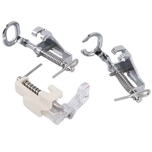 3pcs di Grandi Dimensioni In Metallo Rammendo/Trasporto di Movimento Macchina Da Cucire Piedino per Tutti I Attacco Basso Singer Fratello Babylock Janome