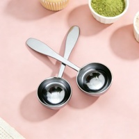 Cuillère doseuse en acier inoxydable 304 pour poudre de matcha, boîte personnalisée, cuillère à matcha en acier inoxydable