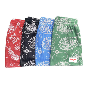 All'ingrosso <span class=keywords><strong>pantaloncini</strong></span> sportivi estivi de hombre gym stampati a doppio strato personalizzati streetwear active wear <span class=keywords><strong>bandana</strong></span> mesh shorts produttore - Product Image 5