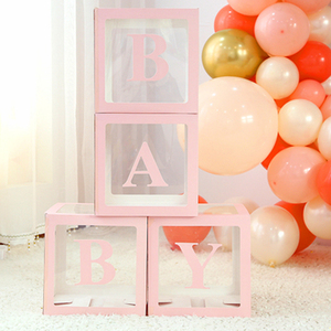 2020 <span class=keywords><strong>bonne</strong></span> <span class=keywords><strong>année</strong></span> amour bébé révèlent douche nuptiale ballon décorations de boîte - Product Image 3