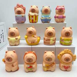 Nouveau Jouet Anti-Stress Capybara Mignon en PU à Rebond Lent, Jouet Squishy à Presser, Cadeau pour Enfants, Soulagement du Stress - Product Image 2