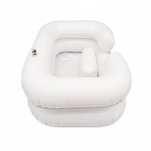Lavabo mobile portable moderne pour salon de coiffure, bassin de spa pour la tête en plastique avec réservoir de stockage d'eau - Product Image 1