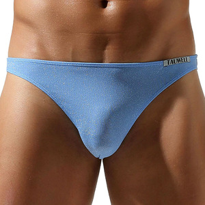 TAUWELL-Slip bikini da <span class=keywords><strong>uomo</strong></span> lucidi e sexy a vita bassa, aderenti, morbidi, traspiranti, <span class=keywords><strong>intimo</strong></span> per l'uso quotidiano, spedizione veloce - Product Image 2