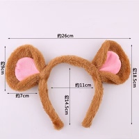 Serre-tête en peluche oreilles de souris, best-seller transfrontalier pour Halloween, idéal pour les fêtes costumées, stock usine disponible