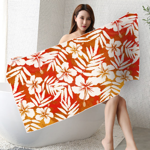 Toalla de playa sin arena reciclada de <span class=keywords><strong>microfibra</strong></span> de poliéster impresa por sublimación personalizada de secado rápido de verano con logotipo 2024 nuevo diseño - Product Image 3