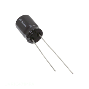 Condensateur radial TH UVR1C471MPA 470 uF traversant, en aluminium, 20 %, 16 V, Distributeur agréé - Product Image 1
