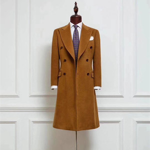 Soprabito di lana da <span class=keywords><strong>uomo</strong></span> di Design di lusso fatto a mano lungo taglie forti spesso - Product Image 2