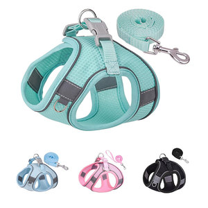 Conjunto de Arnés para Perros y Gatos OEM para Mascotas Pequeñas, Arnés Ajustable para Cachorros y Gatos, Arnés Reflectante para Mascotas, Conjunto de Arnés y Correa para Perros - Product Image 1