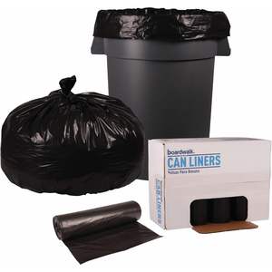 Bolsas de Basura para el Hogar Boardwalk 522 Super Extra-Resistentes, 43x47, 1.6 Mil, 56 gal, Negras, 10 Bolsas por Rollo, Caja de 10 Rollos - Product Image 2