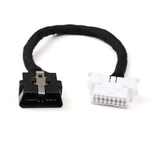 كابل تمديد OBD للسيارة من نوع واحد إلى اثنين، سلك توصيل إلكتروني بطول 30 سم، موديل 11223 - Product Image 2