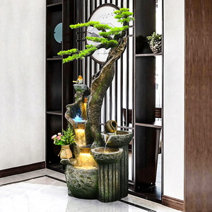 Ornamenti da <span class=keywords><strong>giardino</strong></span> in resina stile fontana <span class=keywords><strong>Feng</strong></span> <span class=keywords><strong>Shui</strong></span> decorazione <span class=keywords><strong>giardino</strong></span> casa fontana esterna cascata - Product Image 6