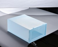 Bon produit Boîte de rangement pour baskets Aimants transparents Mini étui en acrylique Europe Organisateurs de chaussures avec tiroir