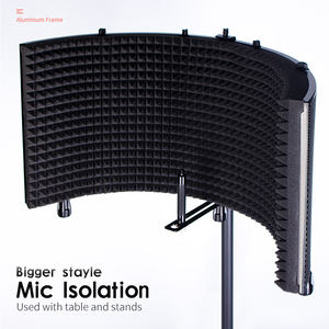 MA305 Yinyu Panneau d'isolation de micro professionnel pliable à 5 panneaux Panneau acoustique réglable pour l'<span class=keywords><strong>enregistrement</strong></span> en <span class=keywords><strong>studio</strong></span> et la cabine vocale - Product Image 4