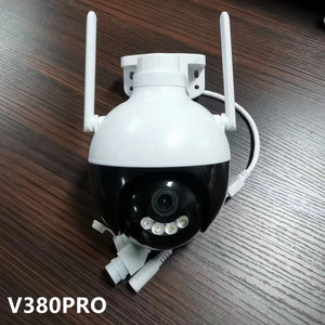 Cámara PTZ V380PRO WiFi Inalámbrica, Vigilancia Panorámica de 360 Grados, Interior/Exterior, IP68 Impermeable, Material ABS - Product Image 1