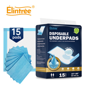 Elintree OEM nhà máy Bán buôn giá 5 lớp vệ sinh tấm Ga Trải Giường không kiểm soát dùng một lần dưới miếng đệm cho người cao tuổi - Product Image 2