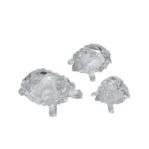 Ornamento in Cristallo Trasparente per Attirare la Ricchezza, Tartaruga Portafortuna in Vetro Feng Shui per Decorazione Casa - Product Image 5