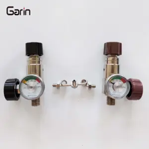 Fabrikdirektverkauf hochwertiger Doppelventil-Gaszylinderregler für den Gebrauch von Propan- und Stickstoff-Gaszylinder