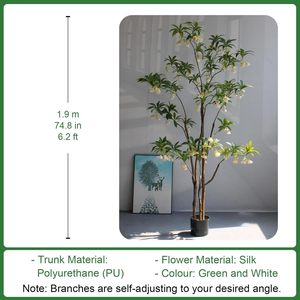 OH ARTS - Plantas Artificiales Grandes, Bonsái Verde, Madera de Caballo Embriagado, Decoración para Interiores y Exteriores, Bodas y Fiestas, <span class=keywords><strong>Resistente</strong></span> a los Rayos UV, Árbol Artificial - Product Image 2