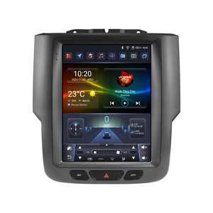 Autoradio <span class=keywords><strong>Android</strong></span> CARUPEZ 9,7 pouces avec <span class=keywords><strong>GPS</strong></span> pour Dodge Ram 1500/2500/3500 2013-2018, style Tesla vertical, 8 cœurs, 7862S <span class=keywords><strong>GPS</strong></span> DSP - Product Image 1