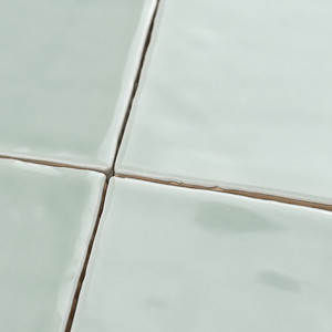 Piastrella Creta 13x13 cm Verde Salvia Lucida con Bordi Irregolari - Product Image 5