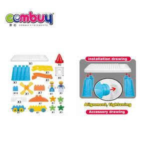Set da Scrivania Divertente per Bambini con Blocchi da Costruzione e Tavolo con 59 Pezzi - Product Image 2