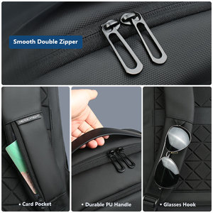 Mochila para Portátil de Negocios para Hombre, Impermeable, con Cierre de Cremallera, Antirrobo, Maletín Ejecutivo de Lujo, Alta Calidad - Product Image 5