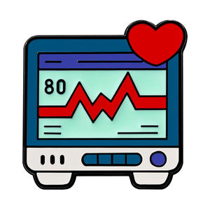 Serie médica Broches de dibujos animados Insignias de metal Bastones <span class=keywords><strong>para</strong></span> caminar Monitor de ECG Jeringas Medidores de presión arterial de aleación <span class=keywords><strong>para</strong></span> <span class=keywords><strong>fiestas</strong></span> - Product Image 5