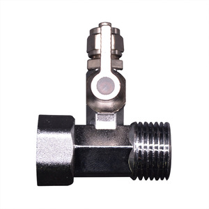 Robinet à bille à trois voies pour purificateur d'eau, 1 entrée, en métal, commande manuelle, pour pièces de filtre à eau - Product Image 4