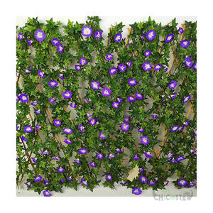 Bloque de Cerca Artificial <span class=keywords><strong>para</strong></span> Jardín, Decoración de Pared de Flores de Seda Plástica <span class=keywords><strong>para</strong></span> Exteriores, Tipo Césped <span class=keywords><strong>para</strong></span> Balcón - Product Image 1