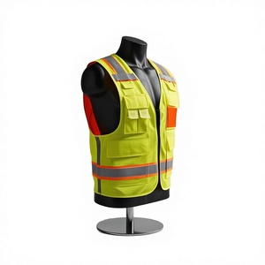 Chaleco de Seguridad con Luz LED Intermitente, Diseño Reflectante de Poliéster Impermeable y Logotipo Personalizado - Product Image 2