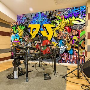 Papel Tapiz Moderno de Grafiti 3D Autoadhesivo, Mural de Pared para Decoración de Dormitorio - Product Image 2