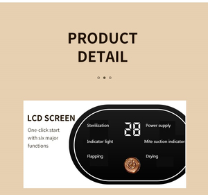 Jinboyang Large Capacity Double Cups Portable Vacuum Cleaner Sensor Technology Dust Mite <strong>Controller</strong> 100 <strong>AW</strong> Suction Power - Product Image 4