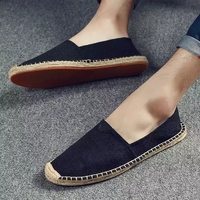 Nouvelles Espadrilles en Lin à Semelle en Jute Personnalisées pour Hommes et Femmes – Vente Chaude et Abordable Direct Usine