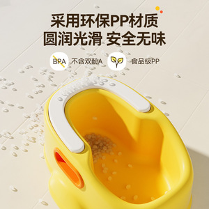 เก้าอี้ฝึกขับถ่ายพลาสติกรูปเป็ดสำหรับเด็กอายุ 0-12 เดือน - Product Image 2