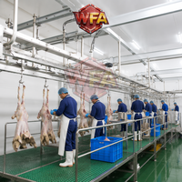 Équipement d'abattage de chèvres, machines d'abattoir, machine de boucherie d'agneaux, ligne de production de transformation du bétail et du mouton