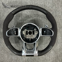 Volant de course personnalisé en cuir et fibre de carbone à 3 branches pour Mercedes Benz a C E S G CLS W177 W205 W213 W222 W464 W257