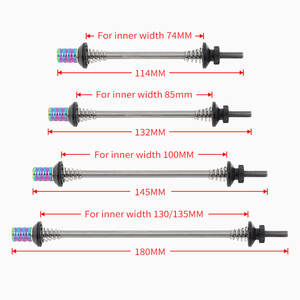 MUQZI, cubo de rueda de bicicleta de aleación de titanio, palanca de liberación rápida, pinchos de liberación rápida para bicicleta <span class=keywords><strong>MTB</strong></span>, Clip 74/85/100/130/135mm - Product Image 3