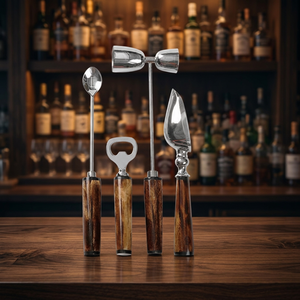 Quality Assured MIINOX WARES Luxury Eco-Friendly Premium Designed <b>Bar</b> <b>Tool</b> Set Stainless Steel Metal Polished Handle Customized - Product Image 3