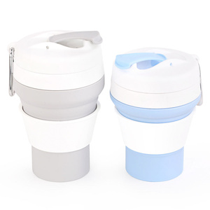 Folding and Portable Custom <b>Reusable</b> Kids Silicone <b>Coffee</b> <b>Cups</b> Manufacturers - Product Image 4